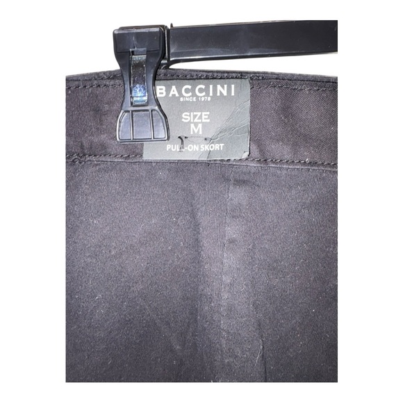 Baccini NWT Black Button-Front Women's Skirt Size M - Picture 5 of 7